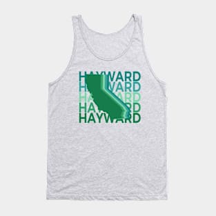 Hayward California Green Repeat Tank Top